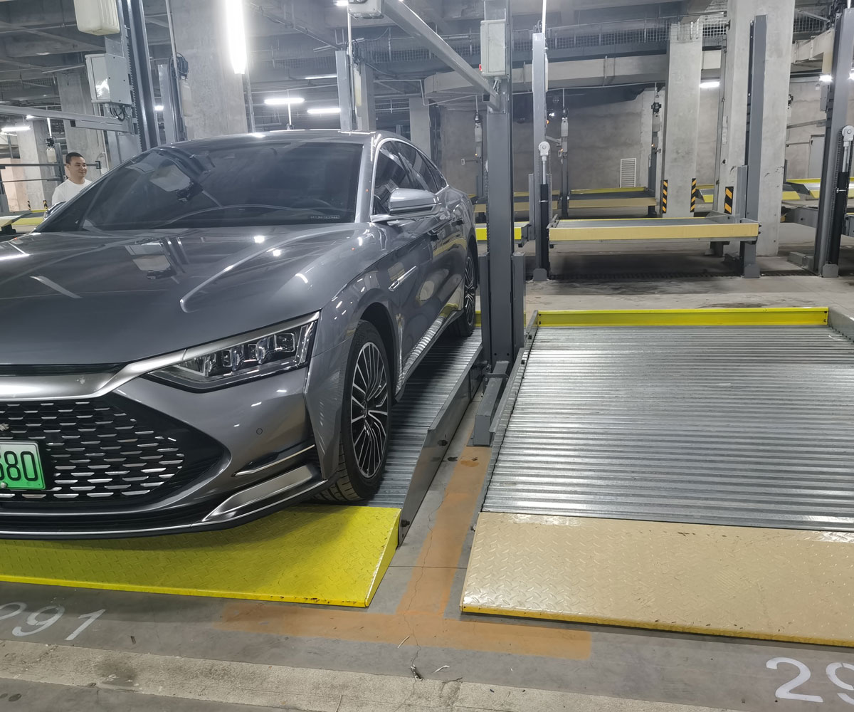 石渠升降橫移式立體車庫改造